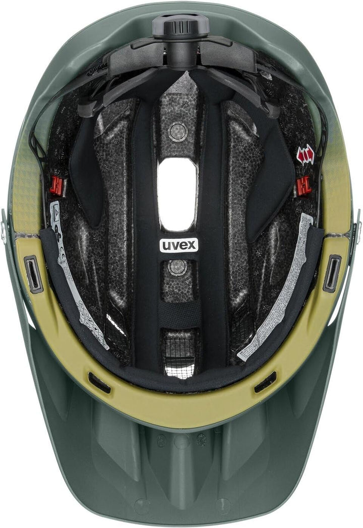 Uvex Quatro Integrale Tocsen All Mountain Enduro MTB Fahrrad Helm grün 2023 56-61 cm, 56-61 cm