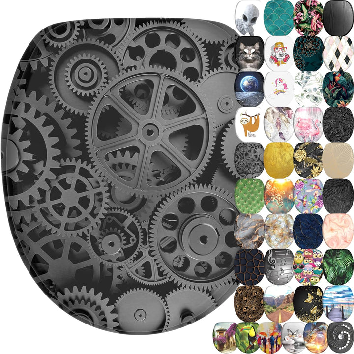 Sanilo WC Sitz mit Absenkautomatik, viele neue Toilettendeckel zur Auswahl, hochwertige Oberfläche,