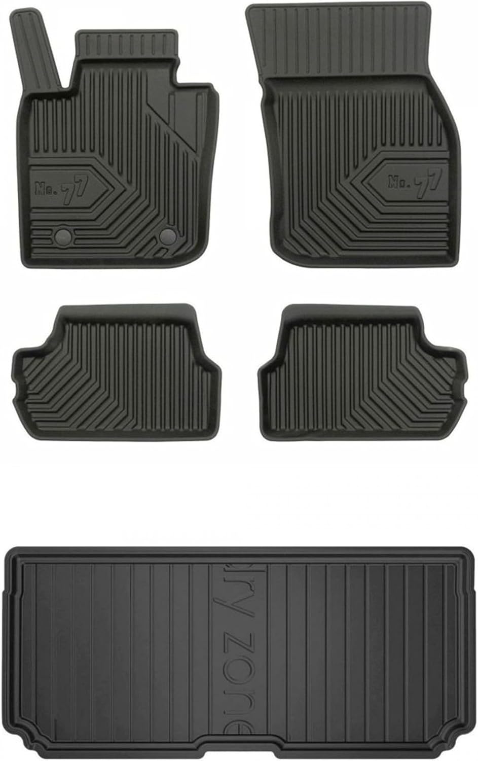 Satz Fussmatten und Gummimatte für Mini Cooper S ab 2014