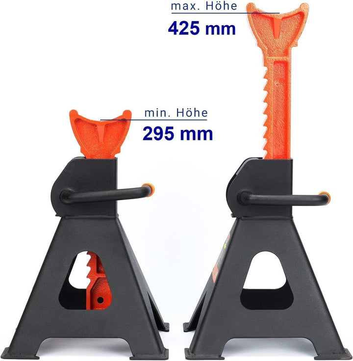 Wagenheber 2,5T + 2X Gummi + 1x Paar Montagehandschuhe, Rangierwagenheber, Heber, Ständer, Unterstel