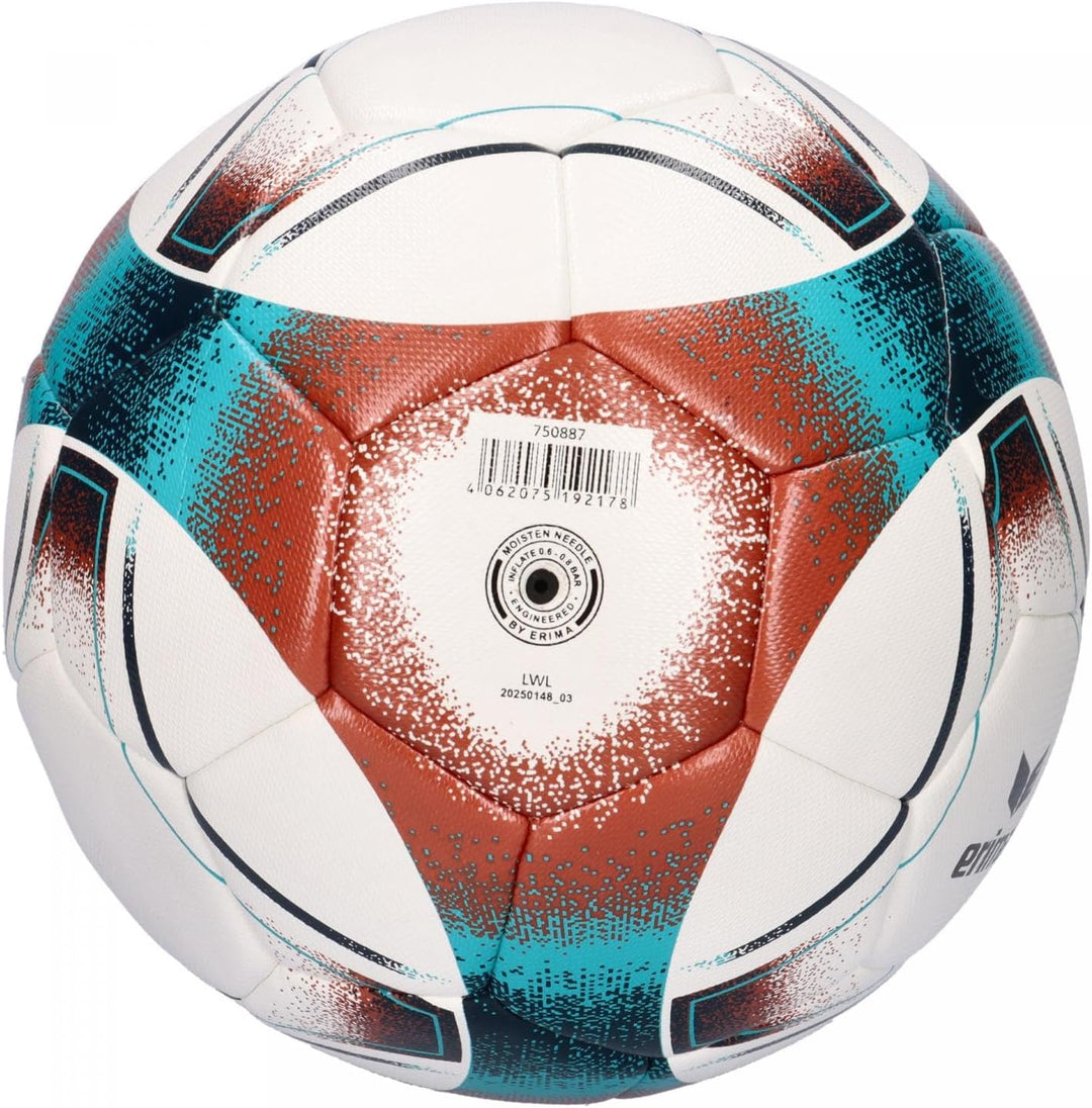 Erima Unisex – Erwachsene Hybrid Training Fussball 5 Steelblue/Orange, 5 Steelblue/Orange