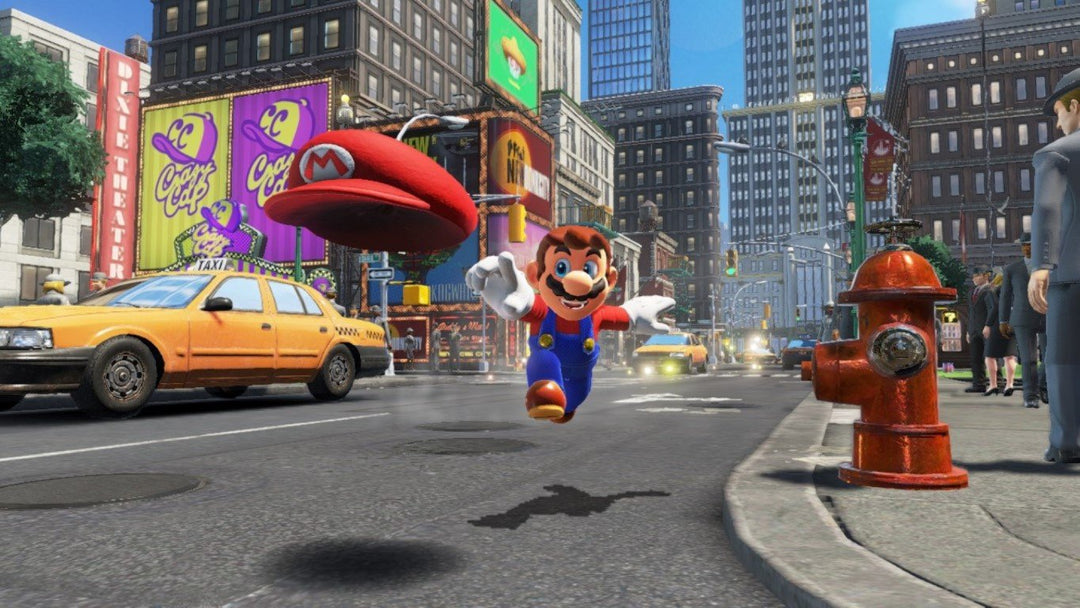 Nintendo Switch 32Gb Neon-Rot/Neon-Blau + New Super Mario Bros. U Deluxe + Super Mario Odyssey