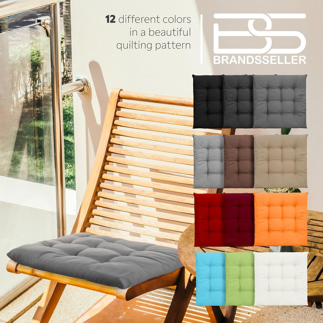 Brandsseller Sitzkissen Dekokissen Stuhlkissen Zierkissen Gartenkissen - 9er Steppung- in Verschiede