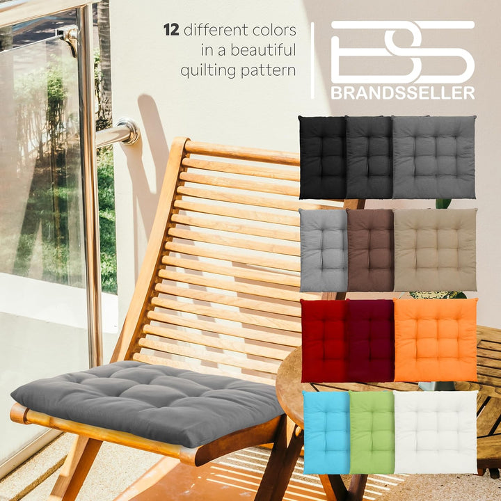 Brandsseller Sitzkissen Dekokissen Stuhlkissen Zierkissen Gartenkissen - 9er Steppung- in Verschiede