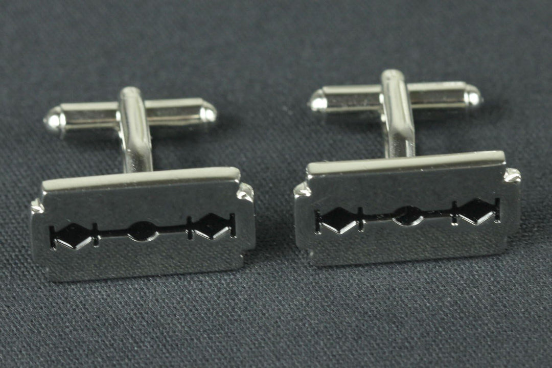 Miniblings Rasierklingen Manschettenknöpfe Miniblings Knöpfe + Box Klingen Rasieren Klinge - Herrens