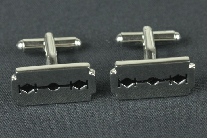 Miniblings Rasierklingen Manschettenknöpfe Miniblings Knöpfe + Box Klingen Rasieren Klinge - Herrens