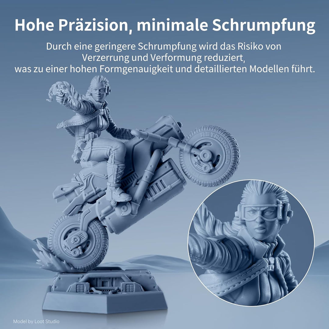 Wasser Waschbares ABS-Like Resin V2, ANYCUBIC 3D Drucker Resin Geruchsarm, Hohe Härte und Haltbarkei