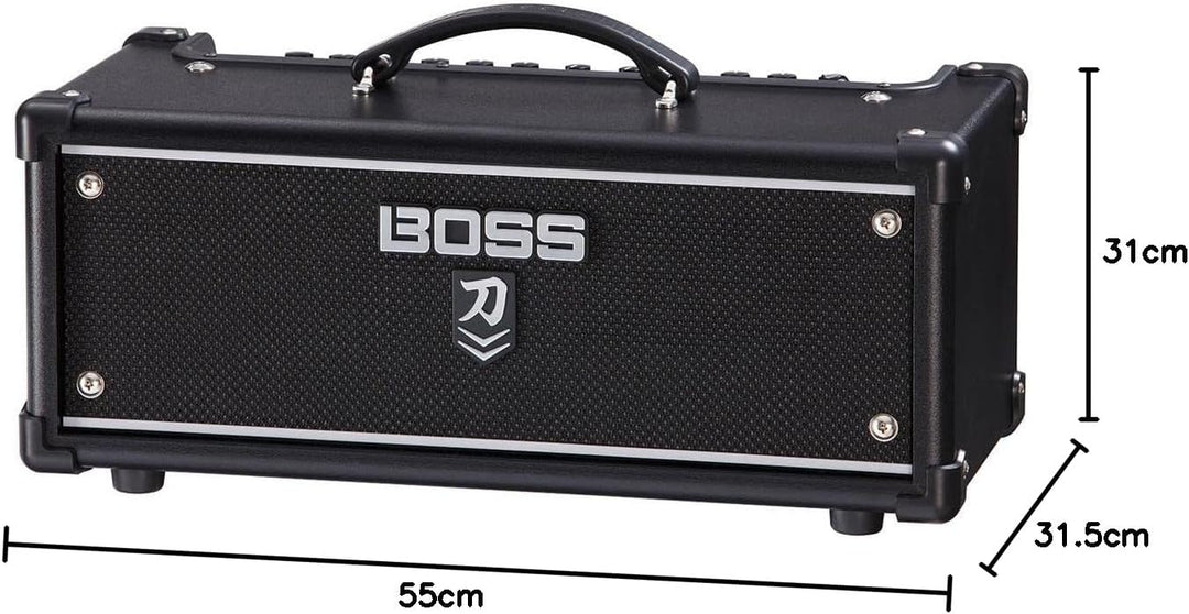 BOSS Katana MKII Head Gitarrenverstärker, tragbarer 100 Watt Gitarrenverstärker-Head mit leistungsst