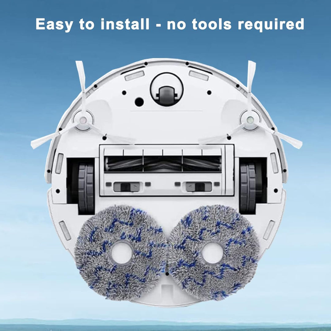 AiLomey 8 Stück Wischtücher Zubehör für Ecovacs Deebot X1 Omni / X1 e Omni / T20 Omni, Wischpads Ers