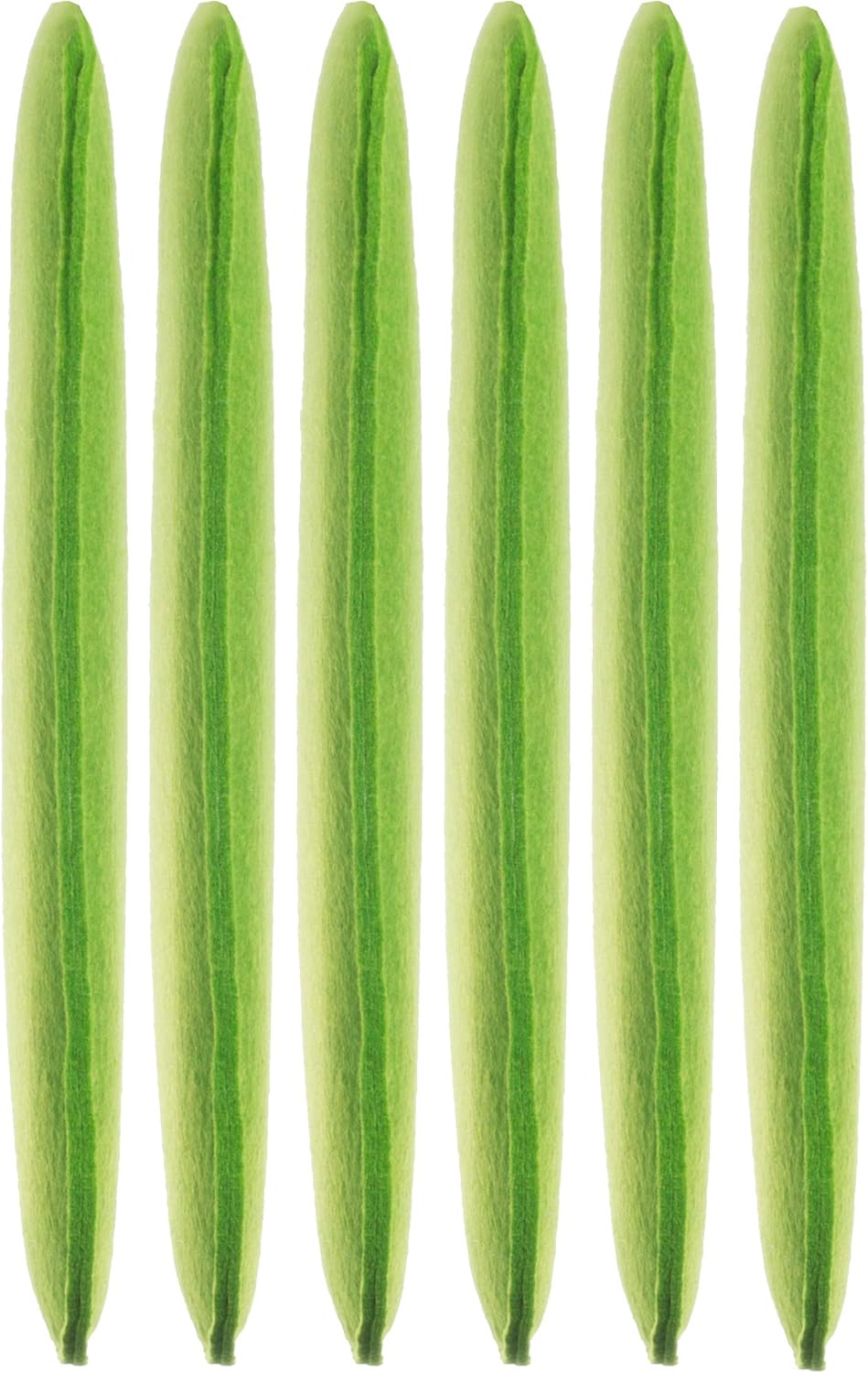 Brandsseller Sitzkissen Filz Eckig 6er Set 35x35x2 cm Stuhlkissen Sitzauflage Gepolstert Grün, Grün