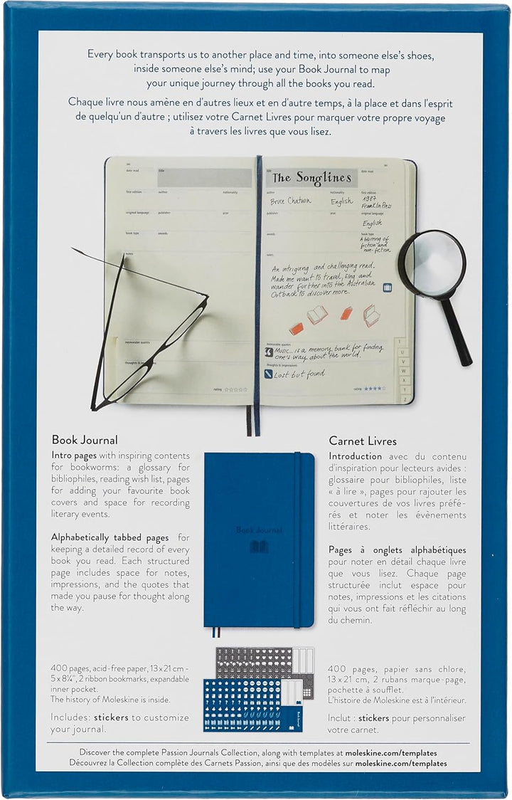 Moleskine - Buchjournal, Themen-Notizbuch - Hardcover-Notizbuch zum Sammeln und Organisieren Ihrer B