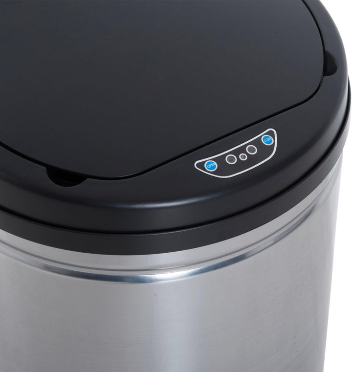 HOMCOM Edelstahl Automatik Sensor Mülleimer Abfalleimer IR Sensor mit/ohne Inneneimer rund 30 L 30.5