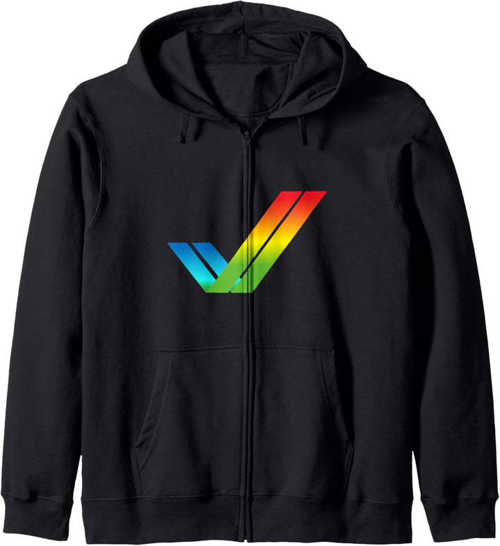 Amiga Tick Logo Retro Computer Kapuzenjacke