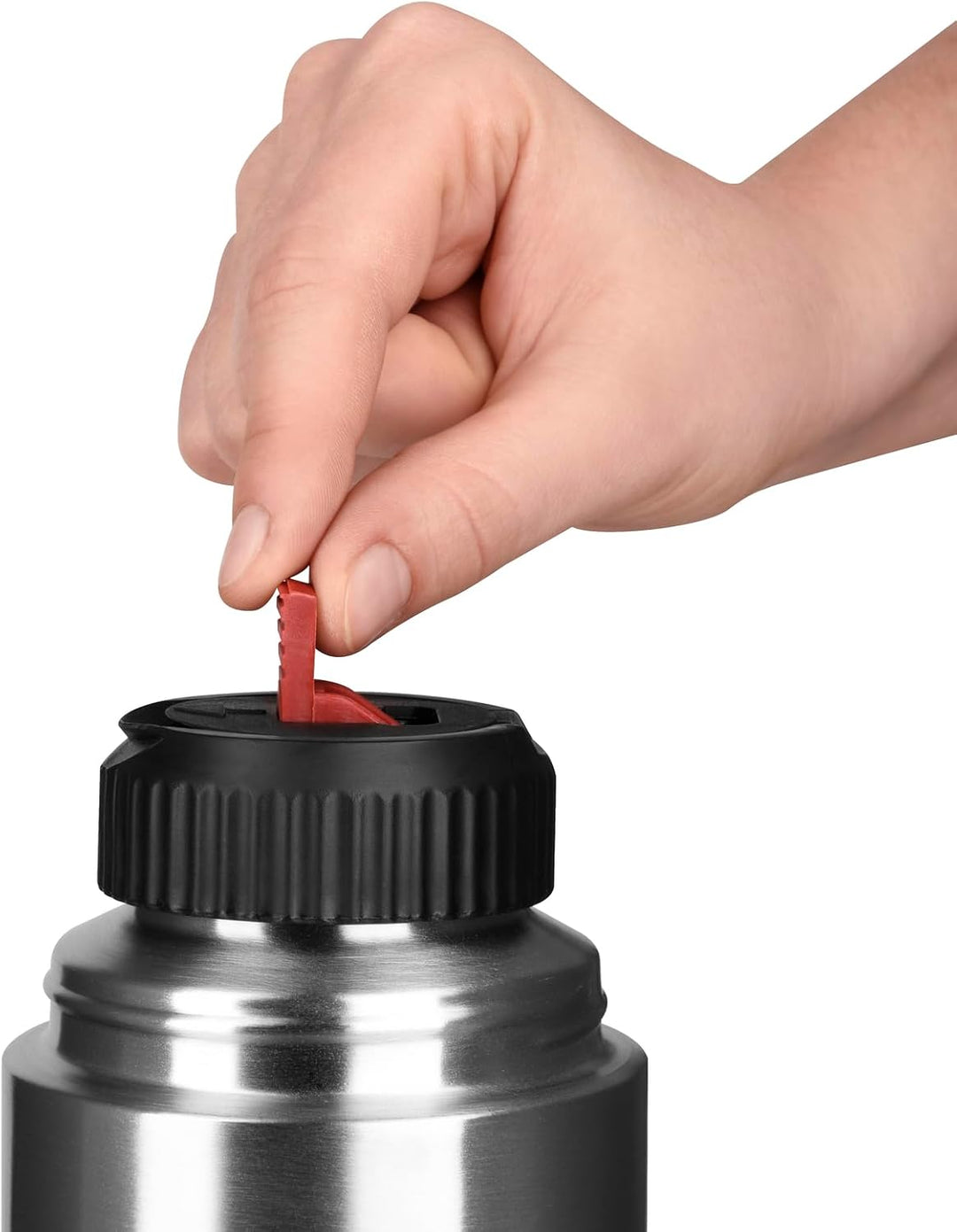 Emsa 618101600 Senator Isolierflasche, Thermosflasche, mobiler Kaffeebecher, 1000ml, Thermobecher, I