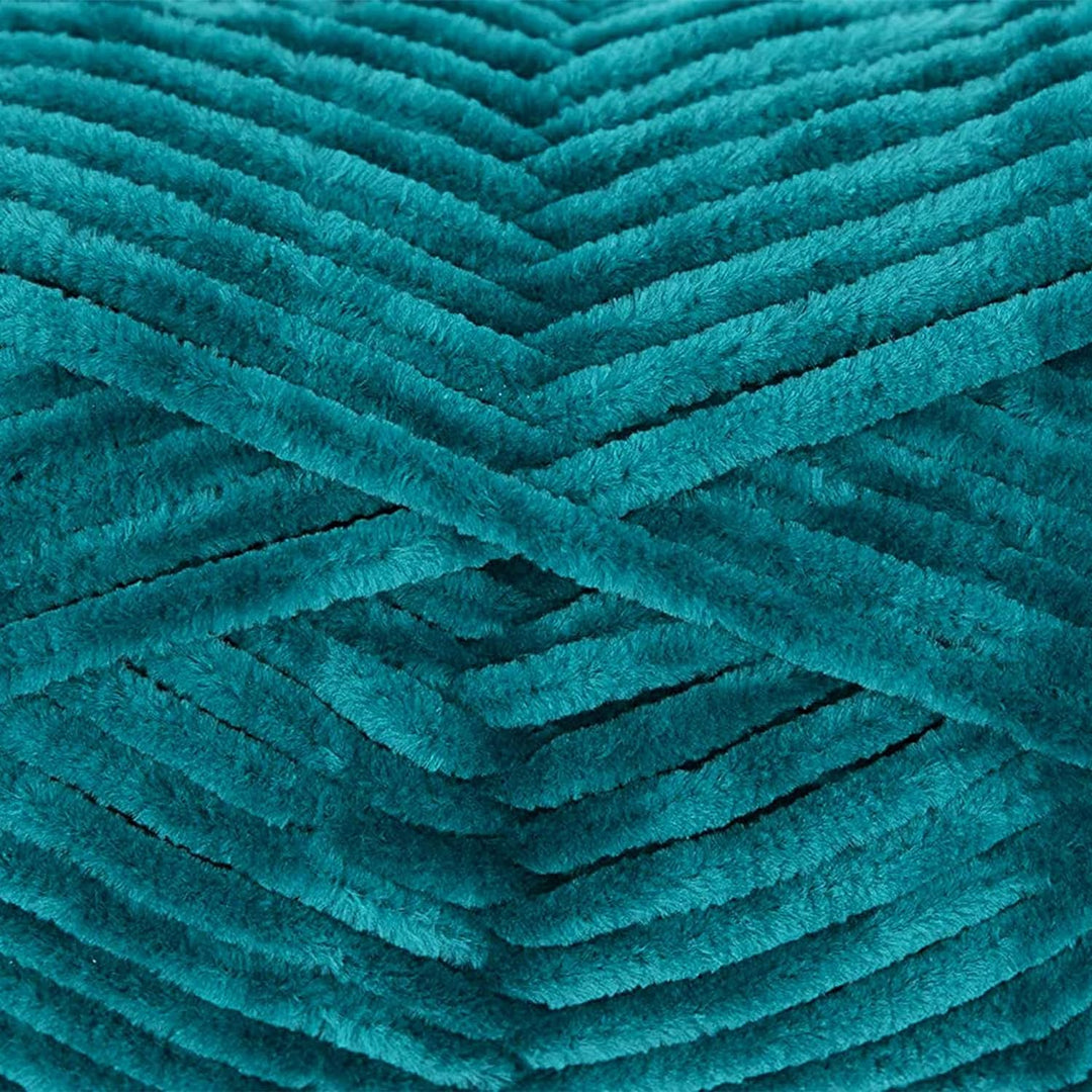 Gründl Funny uni Strick- & Häkelgarn (samtartiges Chenille-Garn aus 100 % Polyester, 100 g / 120 m,