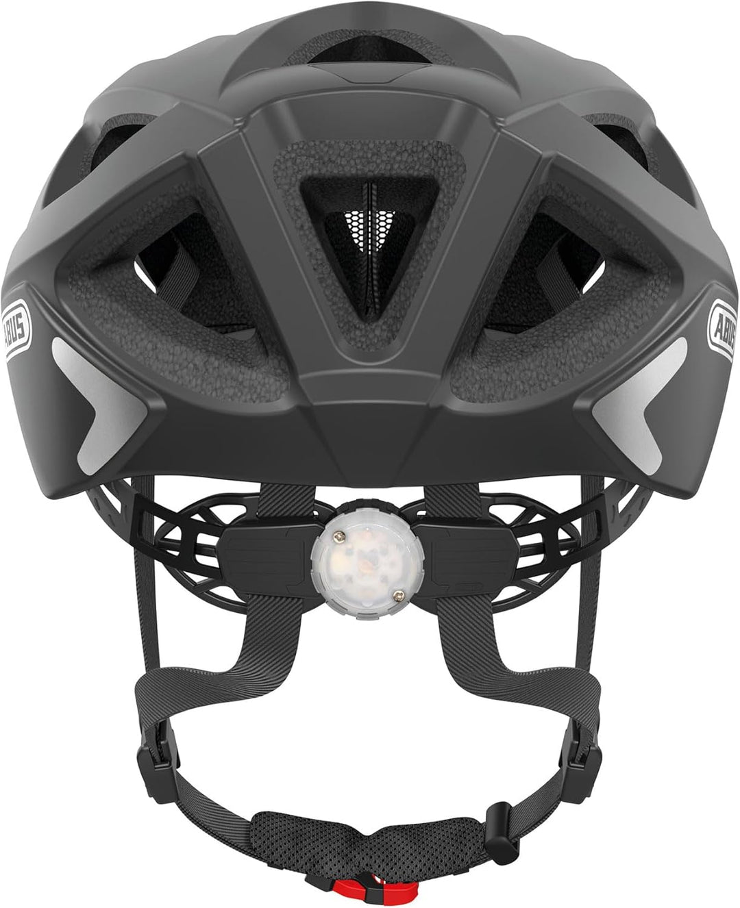 ABUS Stadthelm Aduro 2.0 - Allround-Fahrradhelm mit Licht - in sportivem Design für den Stadtverkehr