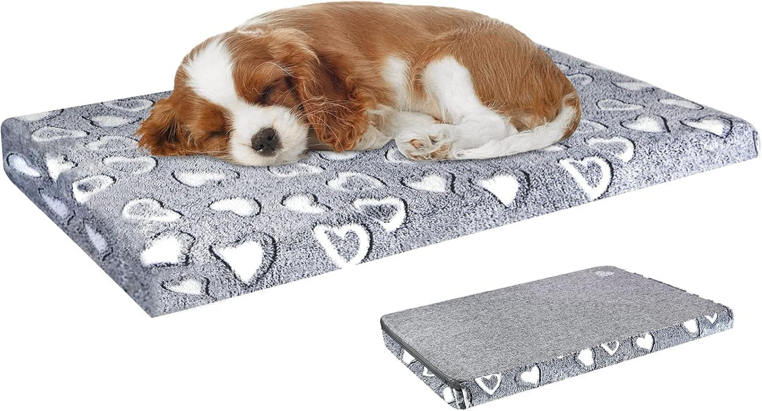 VANKEAN Hundebett Kleine Hunde Reversible kühl und warm, Hundematte Waschbar für Kiste mit Wasserdic