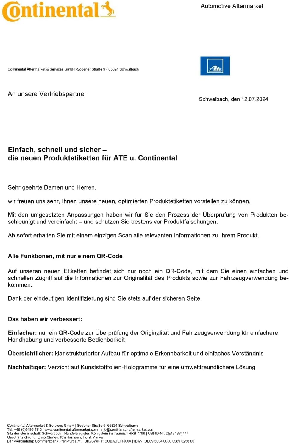 ATE 13.0470-2893.2 Bremsbelagsatz, Scheibenbremse