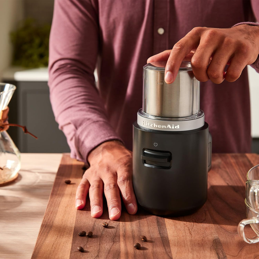 KitchenAid Kaffeemühle | KitchenAid Go | Kabellose Kaffeemühle für frisch gemahlenen Kaffee für unte