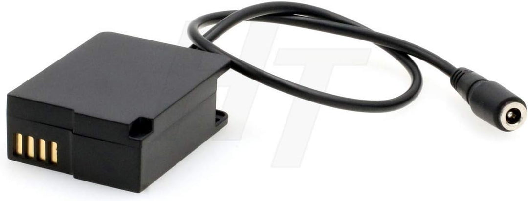 Dual USB DMW-BLC12 Dummy Akku DMW-DCC8 Netzteil für Panasonic Lumix DSLR G5 G6 G7 Kamera