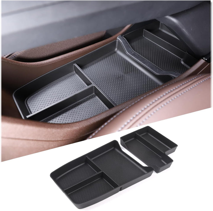 DIYUCAR FĂŒr B-M-W X1 U11 2023 2024 Untere Zentralsteuerungsbox, Mittelkonsole Armlehne Organizer Tab