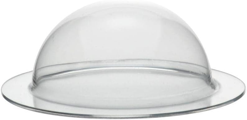 Transparente Acrylglas Halbkugel mit 150mm Durchmesser und umlaufender Krempe/Acryldome/Halbschale -