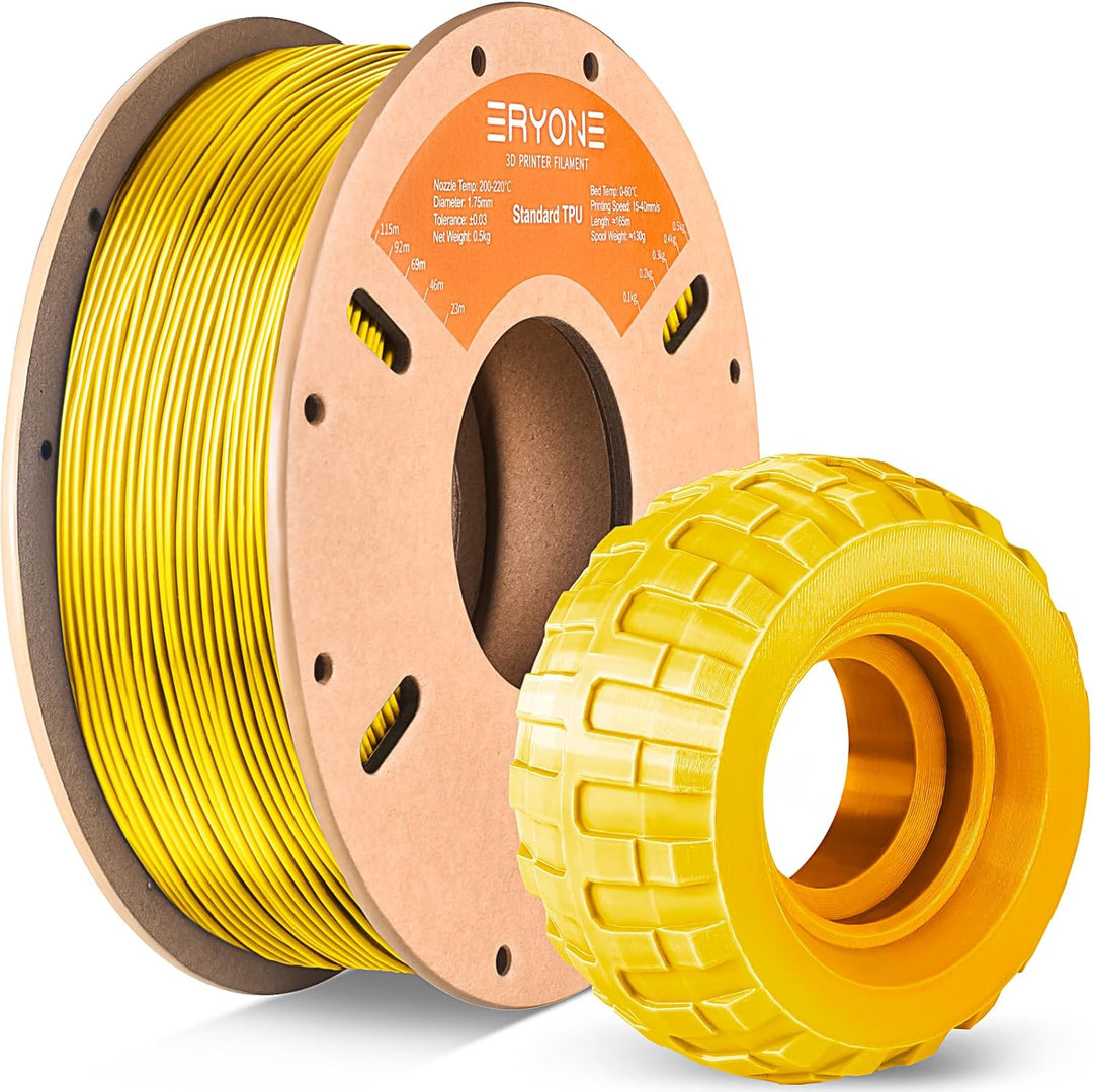 ERYONE TPU Filament 1.75mm, 3D Drucker Filament,Flexible TPU Filament, TPU 95A, Massgenauigkeit +/-