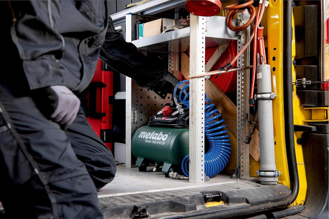Metabo Kompressor Basic 160-6 W OF (Kessel 6 l, Max. Druck 8 bar, Ansaugleistung 160 l/min, Füllleis