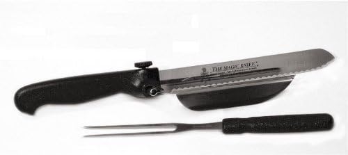 "Das Magische Messer" Set mit Haltegabel - Original aus dem TV - nie wieder ungerade schneiden! Ein