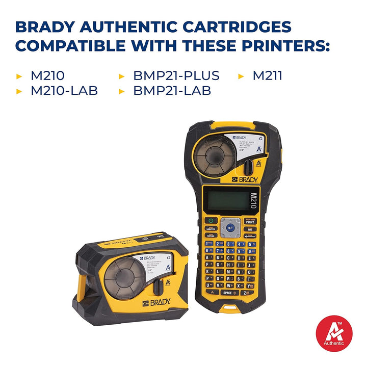 Brady M21-750-488 Tape for Lab Pal, Polyester, 19.1 mm, White