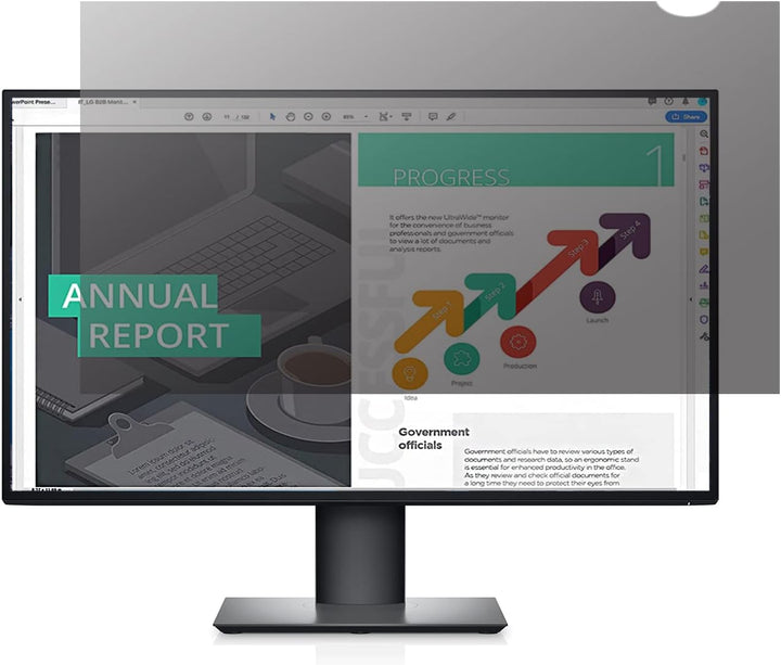27 Zoll Computer Privacy Filter, Premium Blickschutzfilter, Robust und Wiederverwendbar, Privacy Fil