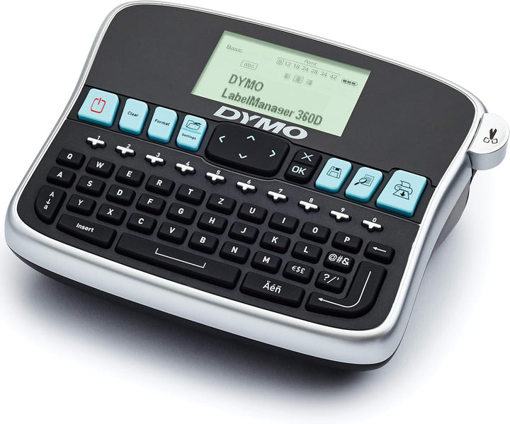 DYMO LabelManager 360D Professionelles Beschriftungsgerät | Etikettiergerät mit QWERTZ Tastatur | Ei