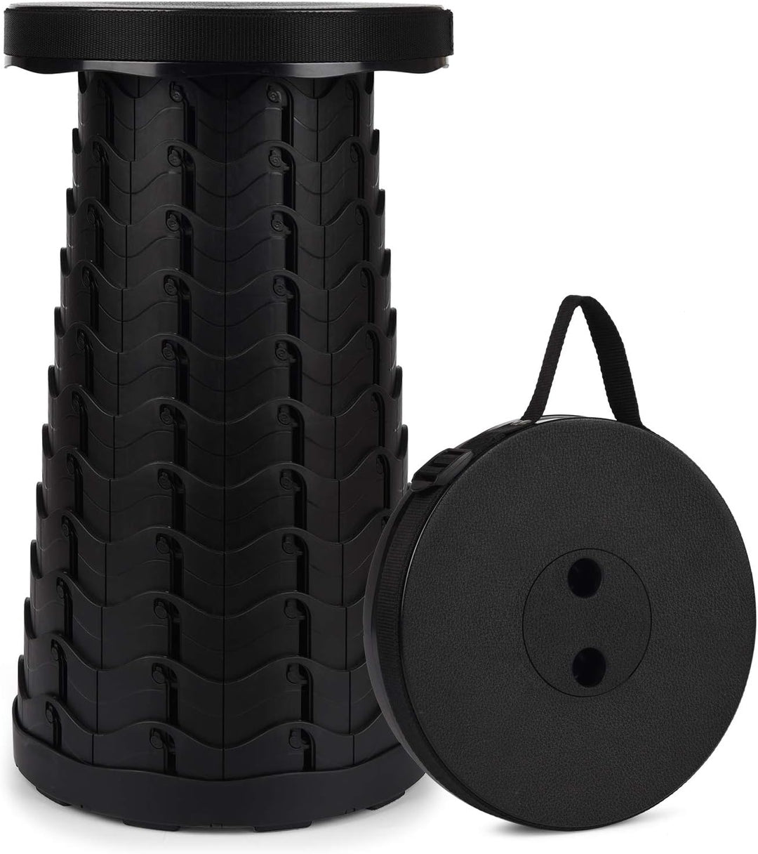 Tragbarer Klapphocker, Zweiten Generation Mini Teleskophocker Leichte Campinghocker für Outdoor Camp