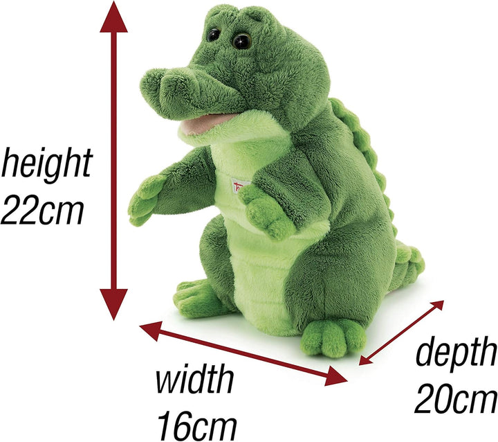 John Adams Trudi, Crocodile Puppet: Plush Crocodile Puppet, Christmas, Baby Shower, Birthday or Chri
