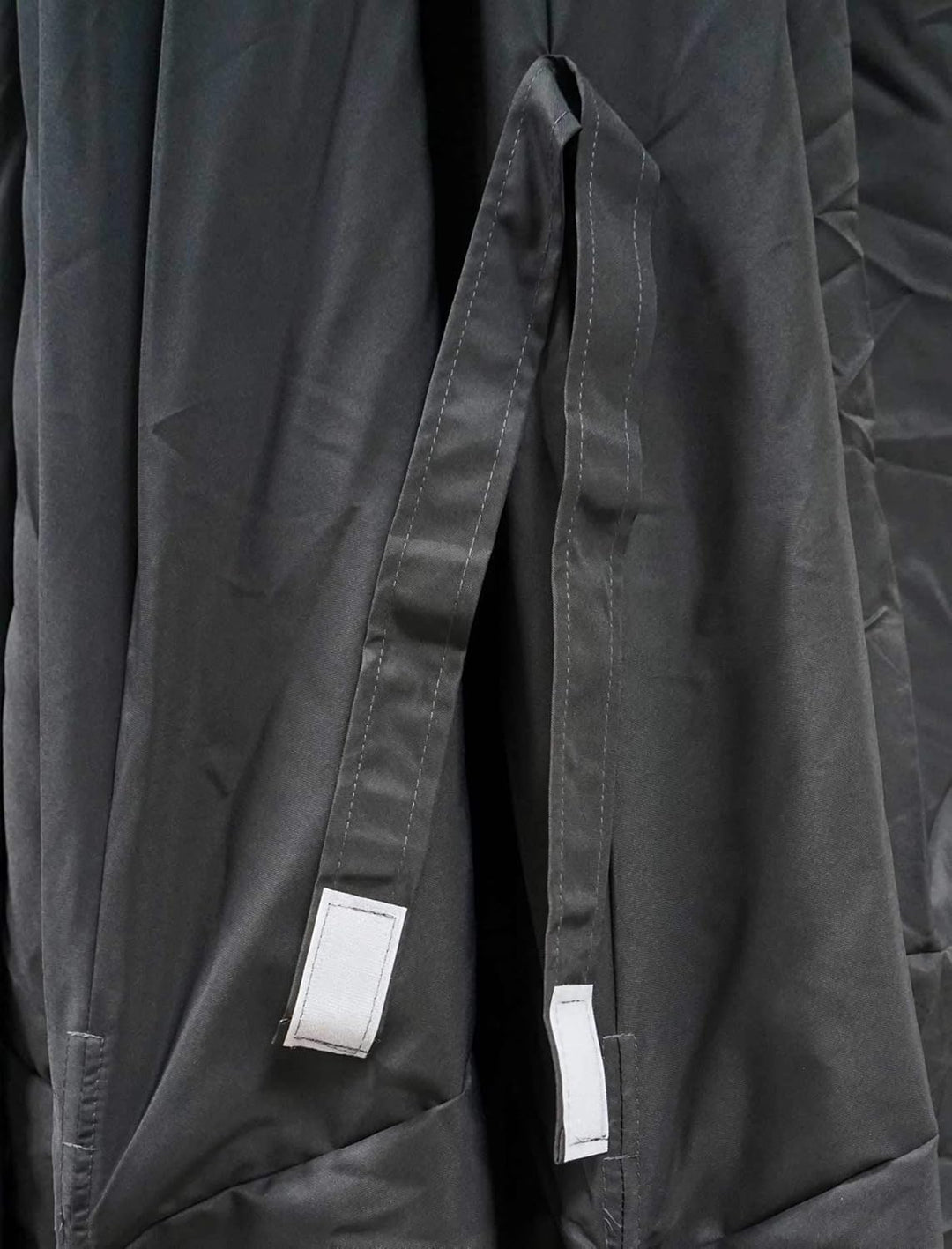 Sonnenschirm Meran Pro, Gastronomie Marktschirm mit Volant Ø 5m Polyester/Alu 28kg ohne Ständer anth