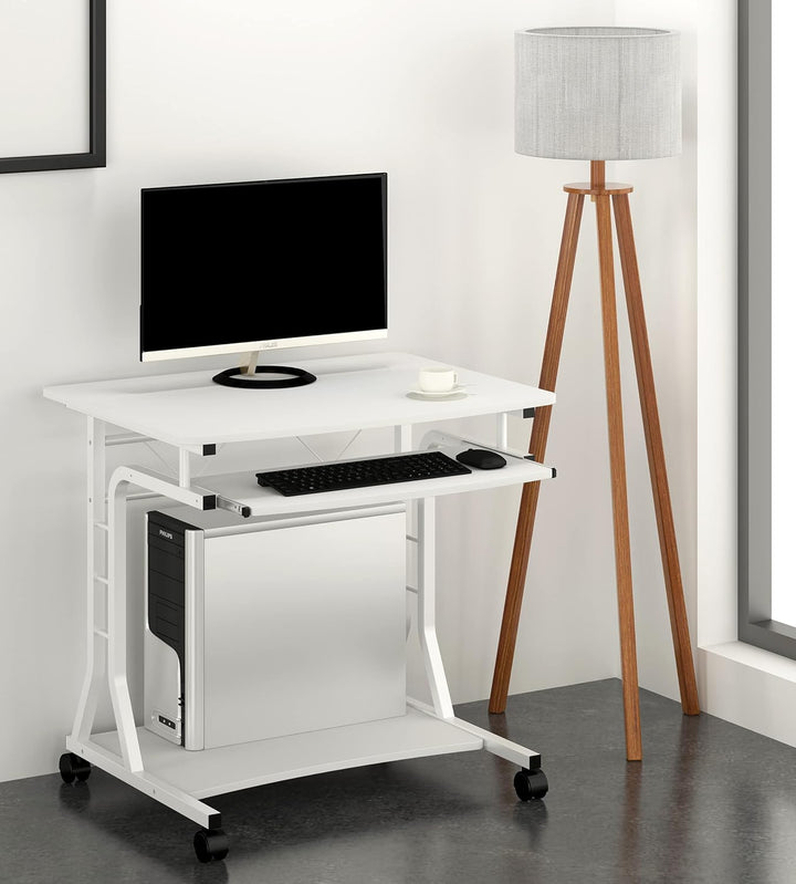 SixBros. Computerschreibtisch Weiss - CT-3791AM/8417