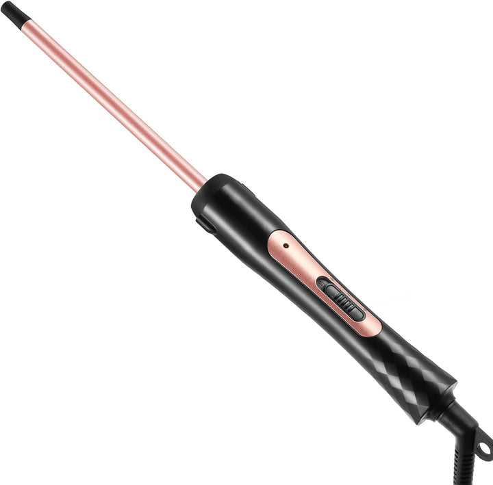 Lockenstab Kleine Locken, Haglater Mini Lockenstäbe 9mm 80-230℃, keramischer Lockenstab 40s Schnelle