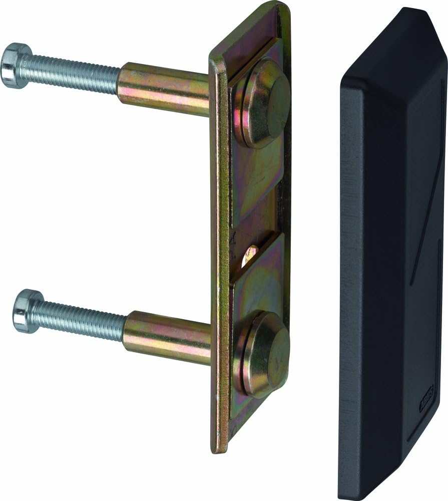 ABUS Schliesskasten-Verbindungsplatte PV1820 S schwarz für Panzerriegel 10700, Schwarz