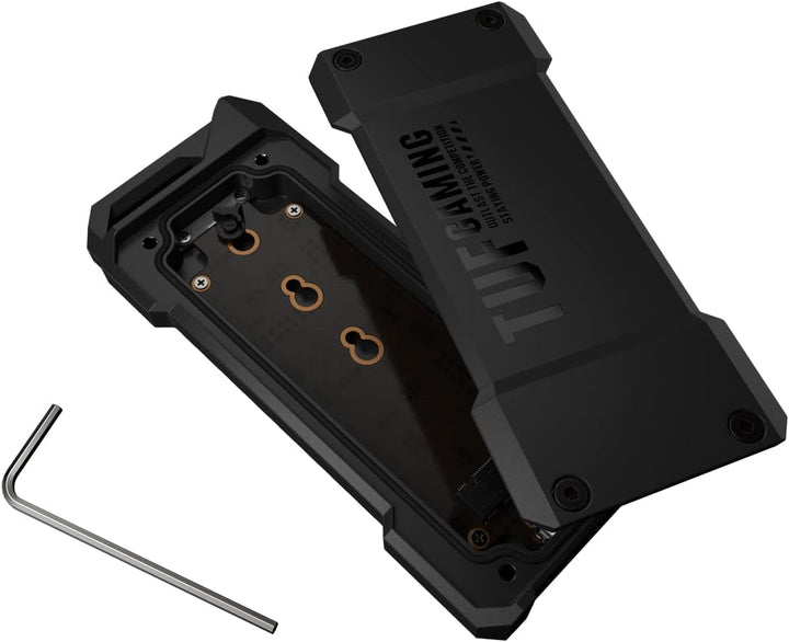 ASUS TUF Gaming A1 (ESD-T1A) SSD Gehäuse (USB-C 3.2 Gen 2x1, duale M.2 NVMe PCIe- und SATA-Schnittst