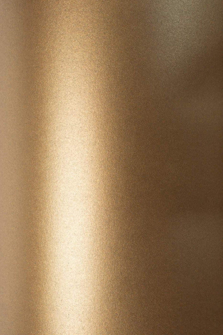 Netuno 100x Feinkarton Perlmutt-Braun DIN A5 148x 210 mm 300g Sirio Pearl Fusion Bronze Effekt-Karto
