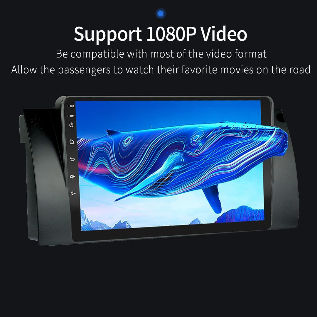 LEXXSON Android 10.1 Auto Radio Stereo 9 Zoll Kapazitiver Touchscreen für BMW E39 5 Serie 1996-2003