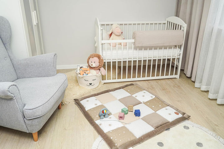 Bettkantenschutz für Kinderbetten 90 cm - Schutz für Bettrahmen Baby Bett rausfallschutz für boxspri