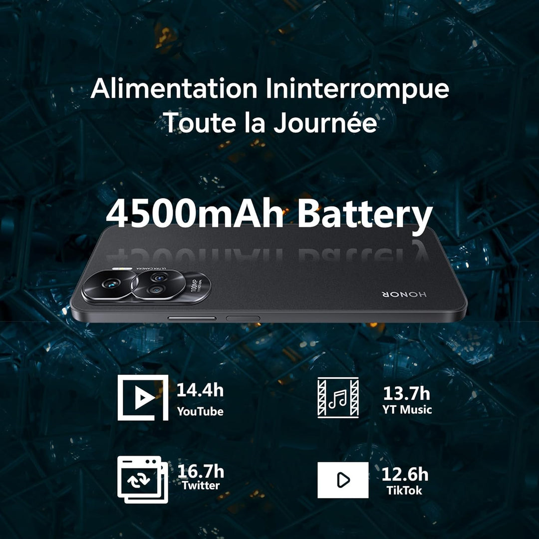 HONOR 90 Lite 5G Smartphone mit Dreifachkamera 100 MP, 8 + 256 GB, 6,7 Zoll Display, 90 Hz, 4500 mAh