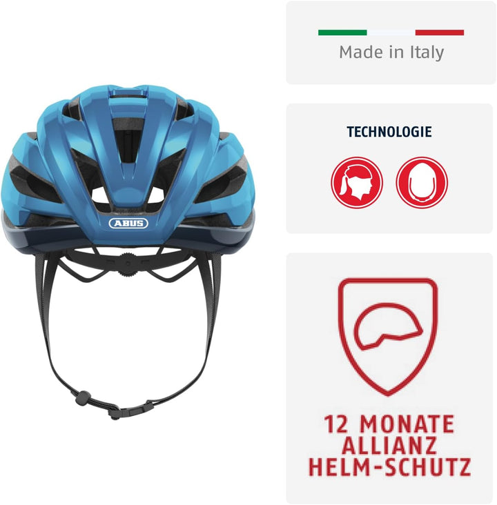 ABUS Rennradhelm StormChaser - Leichter und komfortabler Fahrradhelm für professionellen Radsport fü