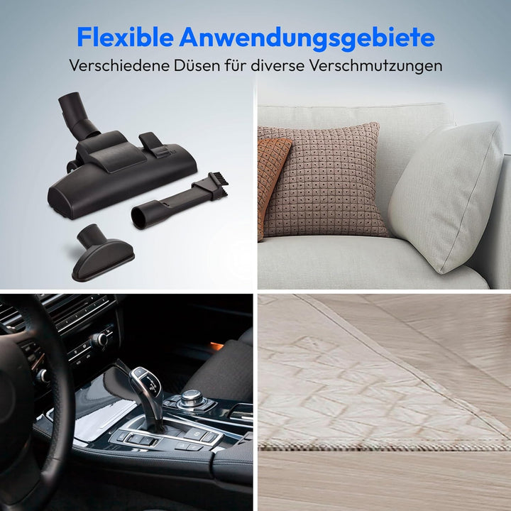 MEDION Beutelloser Zyklon-Staubsauger P2000 (700 Watt Leistung, 2 Liter Staubbehälterkapazität, wasc