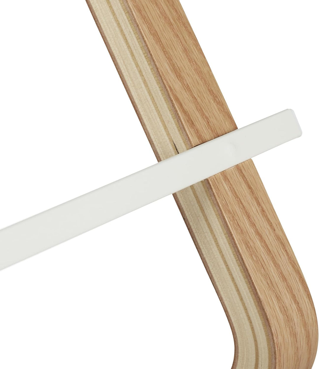 Relaxdays Handtuchhalter stehend, Handtuchständer mit 2 Stangen, für Hand-& Geschirrtücher, Holz & M