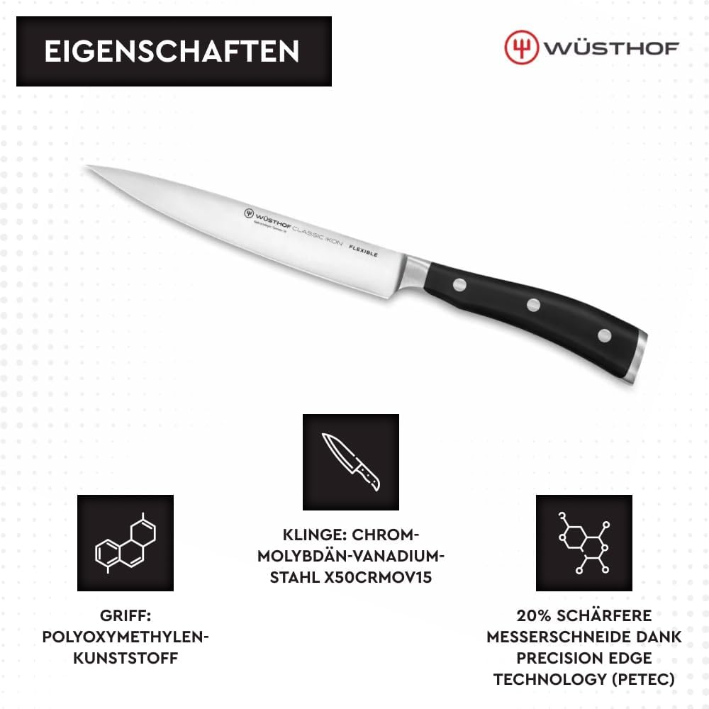 WÜSTHOF Classic Ikon Filiermesser 16