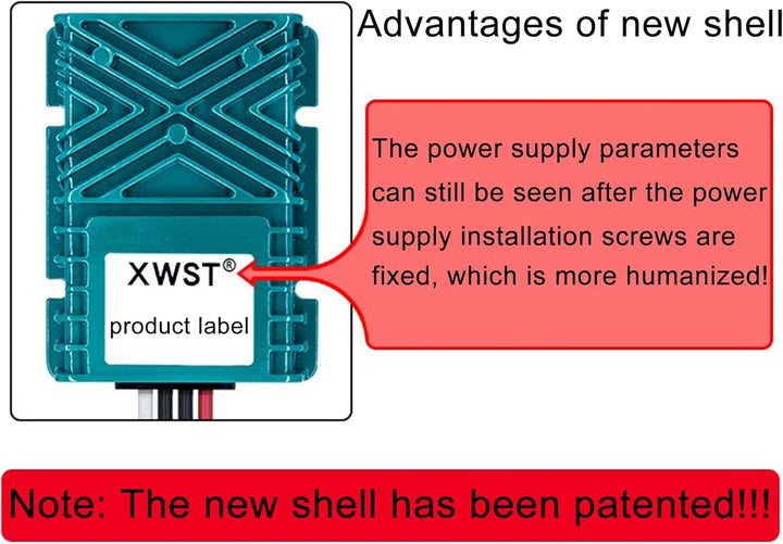XWST Blaue Schale DC DC Spannungswandler 12V auf 48V Aufwärtswandler 3A 144W Wechselrichter Auto Net