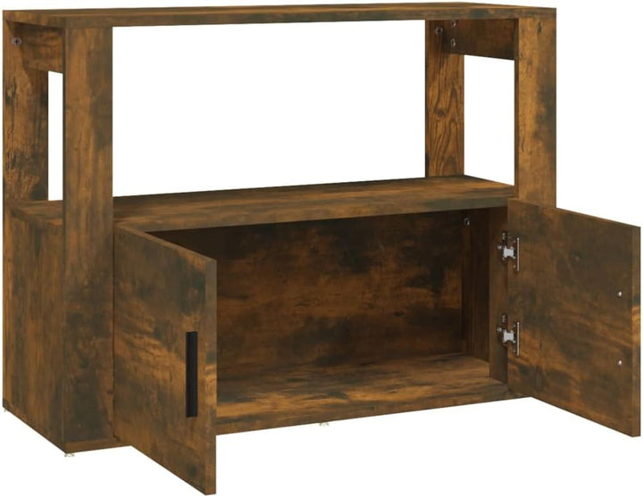 80x30x60 cm Seitenschrank mit Ablage und Türen Beistellschrank Schubladenschrank Lowboard Lagerschra