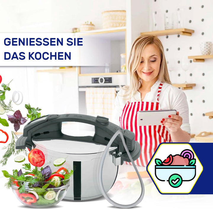 MONTERAL Dichtung für Schnellkochtopf – Durchmesser Ø 26 cm - 038-687-00-205/0 3868700205 für Fissle